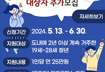 2024년 전남청년 문화복지카드 지원사업 대상자 추가모집