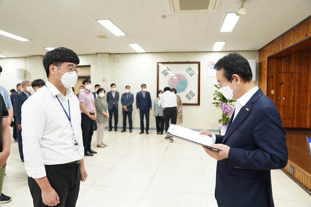 2021년도 하반기 4급 이하 정기인사 임용장 수여식 -1