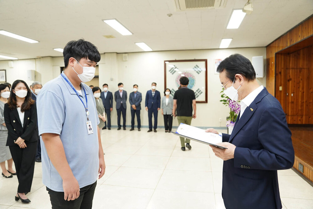 2021년도 하반기 4급 이하 정기인사 임용장 수여식 -1